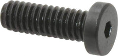 Holo-Krome - #8-32 UNC Hex Socket Drive, Low Socket Cap Screw - Alloy Steel, Black Oxide Finish, Fully Threaded, 1/2" Length Under Head - USA Tool & Supply