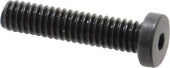Holo-Krome - #8-32 UNC Hex Socket Drive, Low Socket Cap Screw - Alloy Steel, Black Oxide Finish, Fully Threaded, 3/4" Length Under Head - USA Tool & Supply