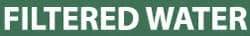 NMC - Pipe Marker with Filtered Water Legend and No Graphic - 3/4 to 1-1/4" Pipe Outside Diam, White on Green - USA Tool & Supply