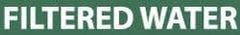 NMC - Pipe Marker with Filtered Water Legend and No Graphic - 3/4 to 1-1/4" Pipe Outside Diam, White on Green - USA Tool & Supply