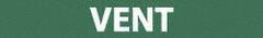 NMC - Pipe Marker with Vent Legend and No Graphic - 3/4 to 1-1/4" Pipe Outside Diam, White on Green - USA Tool & Supply