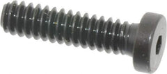Holo-Krome - #10-24 UNC Hex Socket Drive, Low Socket Cap Screw - Alloy Steel, Black Oxide Finish, Fully Threaded, 3/4" Length Under Head - USA Tool & Supply