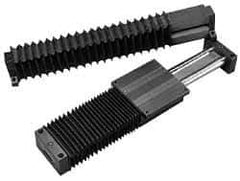 Made in USA - Protective Guide Rail Bellows Covers - For Use with Thomson AccuGlide Rail - USA Tool & Supply
