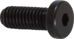 Holo-Krome - #10-32 UNF Hex Socket Drive, Low Socket Cap Screw - Alloy Steel, Black Oxide Finish, Fully Threaded, 1/2" Length Under Head - USA Tool & Supply