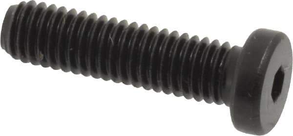 Holo-Krome - #10-32 UNF Hex Socket Drive, Low Socket Cap Screw - Alloy Steel, Black Oxide Finish, Fully Threaded, 3/4" Length Under Head - USA Tool & Supply