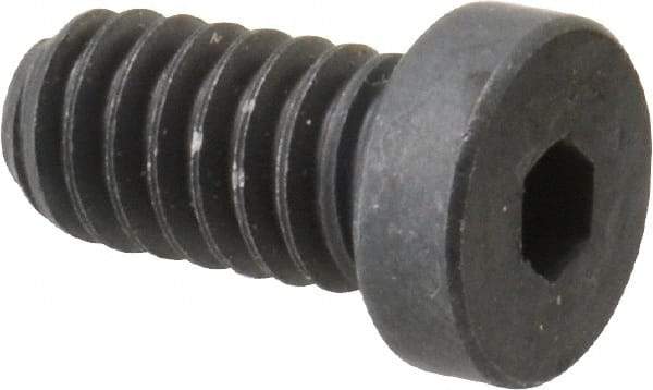 Holo-Krome - 1/4-20 UNC Hex Socket Drive, Low Socket Cap Screw - Alloy Steel, Black Oxide Finish, Fully Threaded, 1/2" Length Under Head - USA Tool & Supply