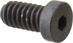 Holo-Krome - 1/4-20 UNC Hex Socket Drive, Low Socket Cap Screw - Alloy Steel, Black Oxide Finish, Fully Threaded, 1/2" Length Under Head - USA Tool & Supply