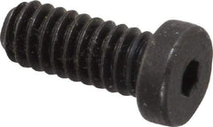 Holo-Krome - 1/4-20 UNC Hex Socket Drive, Low Socket Cap Screw - Alloy Steel, Black Oxide Finish, Fully Threaded, 5/8" Length Under Head - USA Tool & Supply