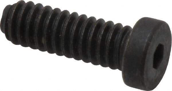 Holo-Krome - 1/4-20 UNC Hex Socket Drive, Low Socket Cap Screw - Alloy Steel, Black Oxide Finish, Fully Threaded, 3/4" Length Under Head - USA Tool & Supply