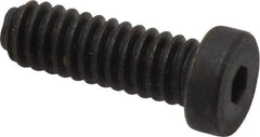 Holo-Krome - 1/4-20 UNC Hex Socket Drive, Low Socket Cap Screw - Alloy Steel, Black Oxide Finish, Fully Threaded, 3/4" Length Under Head - USA Tool & Supply