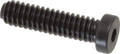 Holo-Krome - 1/4-20 UNC Hex Socket Drive, Low Socket Cap Screw - Alloy Steel, Black Oxide Finish, Fully Threaded, 1" Length Under Head - USA Tool & Supply