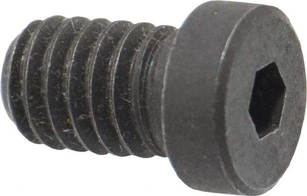 Holo-Krome - 5/16-18 UNC Hex Socket Drive, Low Socket Cap Screw - Alloy Steel, Black Oxide Finish, Fully Threaded, 1/2" Length Under Head - USA Tool & Supply
