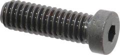 Holo-Krome - 5/16-18 UNC Hex Socket Drive, Low Socket Cap Screw - Alloy Steel, Black Oxide Finish, Fully Threaded, 1" Length Under Head - USA Tool & Supply