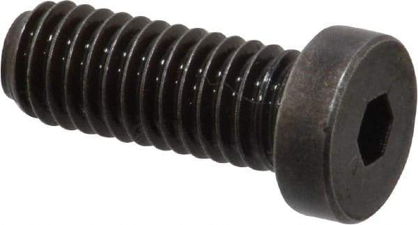 Holo-Krome - 3/8-16 UNC Hex Socket Drive, Low Socket Cap Screw - Alloy Steel, Black Oxide Finish, Fully Threaded, 1" Length Under Head - USA Tool & Supply