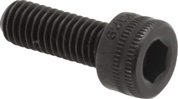 Holo-Krome - M5x0.80 Metric Coarse Hex Socket Drive, Socket Cap Screw - Grade 12.9 Alloy Steel, Black Oxide Finish, Fully Threaded, 14mm Length Under Head - USA Tool & Supply