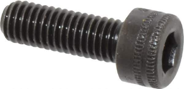 Holo-Krome - M5x0.80 Metric Coarse Hex Socket Drive, Socket Cap Screw - Grade 12.9 Alloy Steel, Black Oxide Finish, Fully Threaded, 15mm Length Under Head - USA Tool & Supply