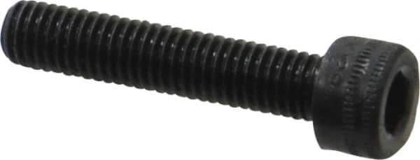 Holo-Krome - M5x0.80 Metric Coarse Hex Socket Drive, Socket Cap Screw - Grade 12.9 Alloy Steel, Black Oxide Finish, Fully Threaded, 25mm Length Under Head - USA Tool & Supply