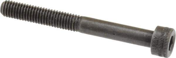 Holo-Krome - M5x0.80 Metric Coarse Hex Socket Drive, Socket Cap Screw - Grade 12.9 Alloy Steel, Black Oxide Finish, Partially Threaded, 45mm Length Under Head - USA Tool & Supply