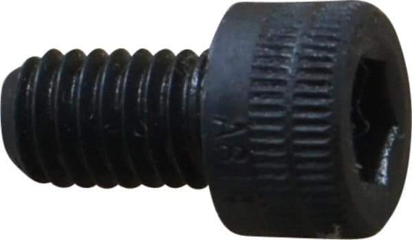 Holo-Krome - M6x1.00 Metric Coarse Hex Socket Drive, Socket Cap Screw - Grade 12.9 Alloy Steel, Black Oxide Finish, Fully Threaded, 10mm Length Under Head - USA Tool & Supply