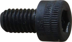 Holo-Krome - M6x1.00 Metric Coarse Hex Socket Drive, Socket Cap Screw - Grade 12.9 Alloy Steel, Black Oxide Finish, Fully Threaded, 10mm Length Under Head - USA Tool & Supply