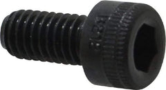 Holo-Krome - M6x1.00 Metric Coarse Hex Socket Drive, Socket Cap Screw - Grade 12.9 Alloy Steel, Black Oxide Finish, Fully Threaded, 12mm Length Under Head - USA Tool & Supply