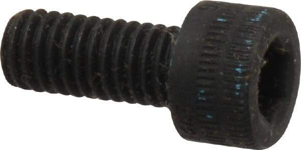 Holo-Krome - M6x1.00 Metric Coarse Hex Socket Drive, Socket Cap Screw - Grade 12.9 Alloy Steel, Black Oxide Finish, Fully Threaded, 14mm Length Under Head - USA Tool & Supply
