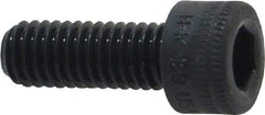 Holo-Krome - M6x1.00 Metric Coarse Hex Socket Drive, Socket Cap Screw - Grade 12.9 Alloy Steel, Black Oxide Finish, Fully Threaded, 16mm Length Under Head - USA Tool & Supply