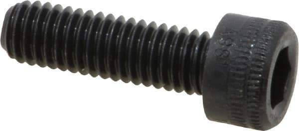 Holo-Krome - M6x1.00 Metric Coarse Hex Socket Drive, Socket Cap Screw - Grade 12.9 Alloy Steel, Black Oxide Finish, Fully Threaded, 20mm Length Under Head - USA Tool & Supply