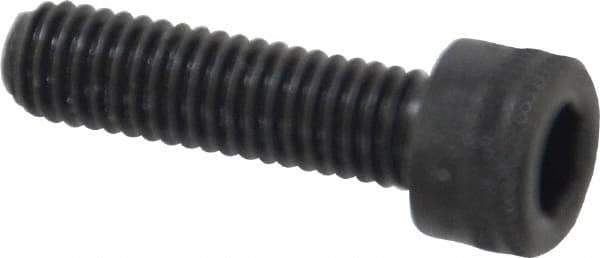 Holo-Krome - M6x1.00 Metric Coarse Hex Socket Drive, Socket Cap Screw - Grade 12.9 Alloy Steel, Black Oxide Finish, Fully Threaded, 22mm Length Under Head - USA Tool & Supply