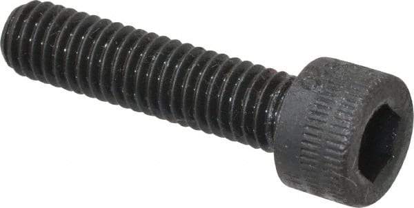 Holo-Krome - M6x1.00 Metric Coarse Hex Socket Drive, Socket Cap Screw - Grade 12.9 Alloy Steel, Black Oxide Finish, Fully Threaded, 25mm Length Under Head - USA Tool & Supply