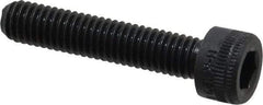 Holo-Krome - M6x1.00 Metric Coarse Hex Socket Drive, Socket Cap Screw - Grade 12.9 Alloy Steel, Black Oxide Finish, Fully Threaded, 30mm Length Under Head - USA Tool & Supply