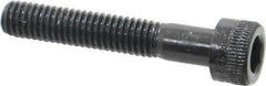 Holo-Krome - M6x1.00 Metric Coarse Hex Socket Drive, Socket Cap Screw - Grade 12.9 Alloy Steel, Black Oxide Finish, Partially Threaded, 35mm Length Under Head - USA Tool & Supply