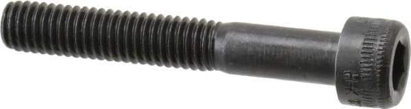 Holo-Krome - M6x1.00 Metric Coarse Hex Socket Drive, Socket Cap Screw - Grade 12.9 Alloy Steel, Black Oxide Finish, Partially Threaded, 40mm Length Under Head - USA Tool & Supply