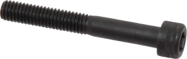 Holo-Krome - M6x1.00 Metric Coarse Hex Socket Drive, Socket Cap Screw - Grade 12.9 Alloy Steel, Black Oxide Finish, Partially Threaded, 45mm Length Under Head - USA Tool & Supply