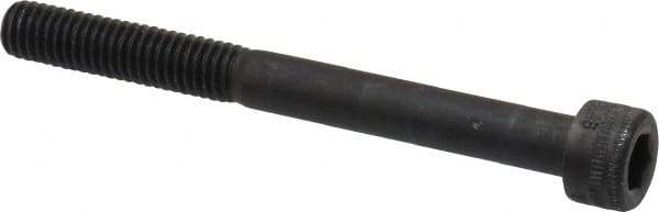 Holo-Krome - M6x1.00 Metric Coarse Hex Socket Drive, Socket Cap Screw - Grade 12.9 Alloy Steel, Black Oxide Finish, Partially Threaded, 60mm Length Under Head - USA Tool & Supply