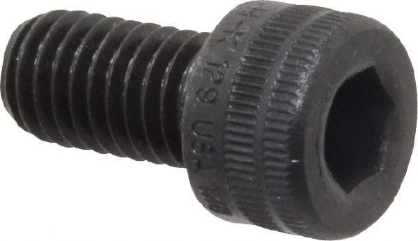 Holo-Krome - M8x1.25 Metric Coarse Hex Socket Drive, Socket Cap Screw - Grade 12.9 Alloy Steel, Black Oxide Finish, Fully Threaded, 15mm Length Under Head - USA Tool & Supply
