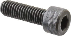Holo-Krome - M8x1.25 Metric Coarse Hex Socket Drive, Socket Cap Screw - Grade 12.9 Alloy Steel, Black Oxide Finish, Fully Threaded, 25mm Length Under Head - USA Tool & Supply
