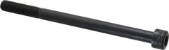 Holo-Krome - M8x1.25 Metric Coarse Hex Socket Drive, Socket Cap Screw - Grade 12.9 Alloy Steel, Black Oxide Finish, Partially Threaded, 110mm Length Under Head - USA Tool & Supply