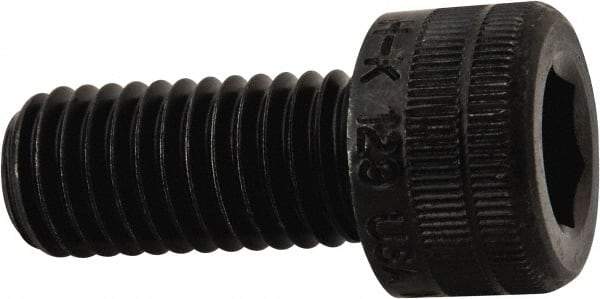 Holo-Krome - M10x1.50 Metric Coarse Hex Socket Drive, Socket Cap Screw - Grade 12.9 Alloy Steel, Black Oxide Finish, Fully Threaded, 22mm Length Under Head - USA Tool & Supply
