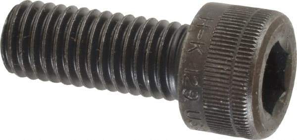 Holo-Krome - M10x1.50 Metric Coarse Hex Socket Drive, Socket Cap Screw - Grade 12.9 Alloy Steel, Black Oxide Finish, Fully Threaded, 25mm Length Under Head - USA Tool & Supply
