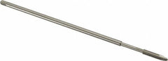 Hertel - #8-32 UNC 2 Flute H3 Bright Finish High Speed Steel Spiral Point Extension Tap - Plug Chamfer, 6" OAL, 2B Class of Fit - USA Tool & Supply