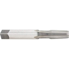 Hertel - 1/4-18 NPT, 4 Flute, Plug Chamfer, Bright Finish, High Speed Steel, Extension Pipe Tap - 4" OAL, 9/16" Shank Diam, 1-1/16" Thread Length, 0.421" Square Size - USA Tool & Supply