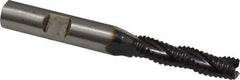 Accupro - 5/16" Diam, Coarse Pitch, 1-3/8" LOC, 3 Flute Powdered Metal Corner Chamfer Roughing End Mill - TiAlN Finish, 3-1/8" OAL, 3/8" Shank Diam, Single End, Centercutting, 30° Helix - USA Tool & Supply