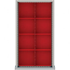 LISTA - 8-Compartment Drawer Divider Layout for 3.15" High Drawers - USA Tool & Supply
