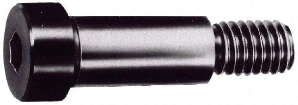 Value Collection - 5/8" Shoulder Diam x 4" Shoulder Length, 1/2-13 UNC, Hex Socket Shoulder Screw - 18-8 Stainless Steel, Uncoated, 3/8" Head Height x 7/8" Head Diam - USA Tool & Supply