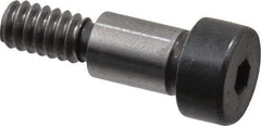 Holo-Krome - 1/4" Shoulder Diam x 3/8" Shoulder Length, #10-24 UNRC, Hex Socket Shoulder Screw - 8 Alloy Steel, Uncoated, 0.357 to 3/8" Head Diam - USA Tool & Supply