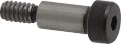 Holo-Krome - 1/4" Shoulder Diam x 1/2" Shoulder Length, #10-24 UNRC, Hex Socket Shoulder Screw - 8 Alloy Steel, Uncoated, 0.357 to 3/8" Head Diam - USA Tool & Supply
