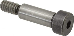 Holo-Krome - 1/4" Shoulder Diam x 5/8" Shoulder Length, #10-24 UNRC, Hex Socket Shoulder Screw - 8 Alloy Steel, Uncoated, 0.357 to 3/8" Head Diam - USA Tool & Supply