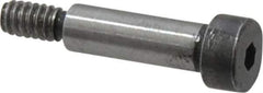 Holo-Krome - 1/4" Shoulder Diam x 3/4" Shoulder Length, #10-24 UNRC, Hex Socket Shoulder Screw - 8 Alloy Steel, Uncoated, 0.357 to 3/8" Head Diam - USA Tool & Supply