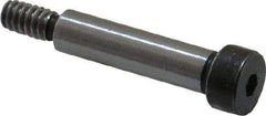 Holo-Krome - 1/4" Shoulder Diam x 1" Shoulder Length, #10-24 UNRC, Hex Socket Shoulder Screw - 8 Alloy Steel, Uncoated, 0.357 to 3/8" Head Diam - USA Tool & Supply